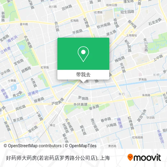 好药师大药房(若岩药店罗秀路分公司店)地图