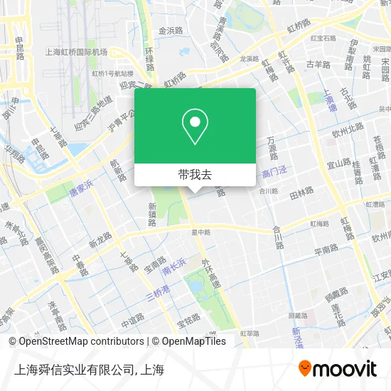 上海舜信实业有限公司地图