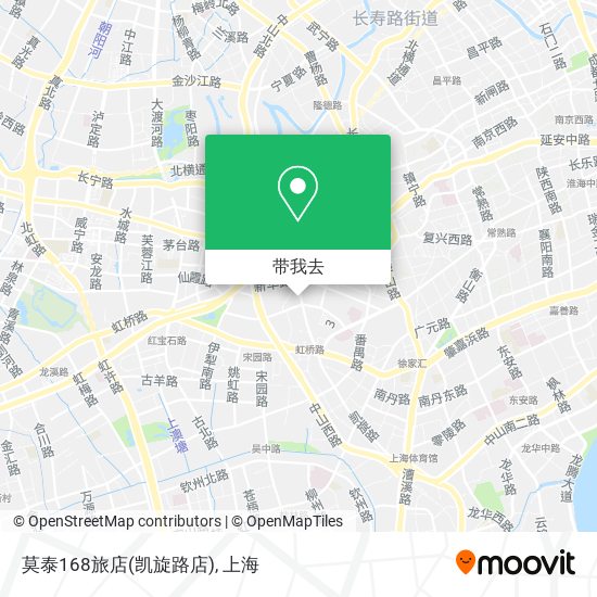 莫泰168旅店(凯旋路店)地图