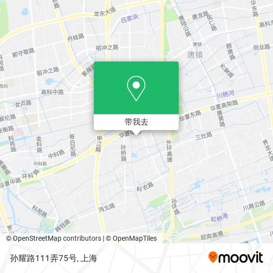 孙耀路111弄75号地图
