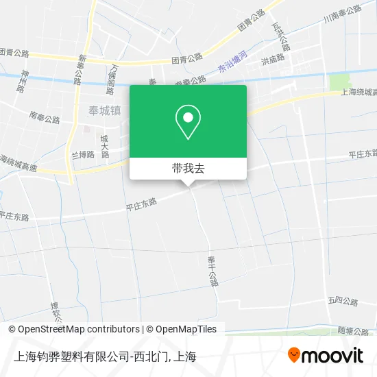 上海钧骅塑料有限公司-西北门地图
