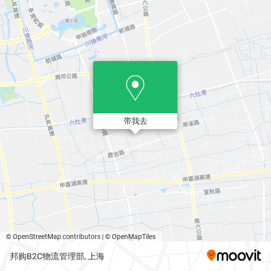 邦购B2C物流管理部地图