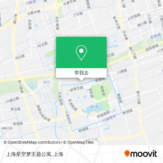 上海星空梦主题公寓地图