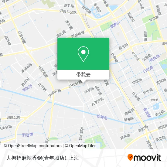 大拇指麻辣香锅(青年城店)地图