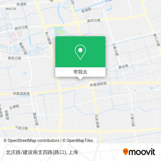 北庄路/建设南支四路(路口)地图