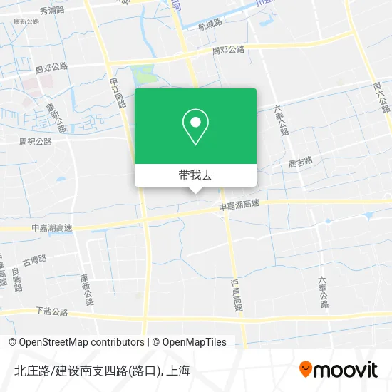 北庄路/建设南支四路(路口)地图