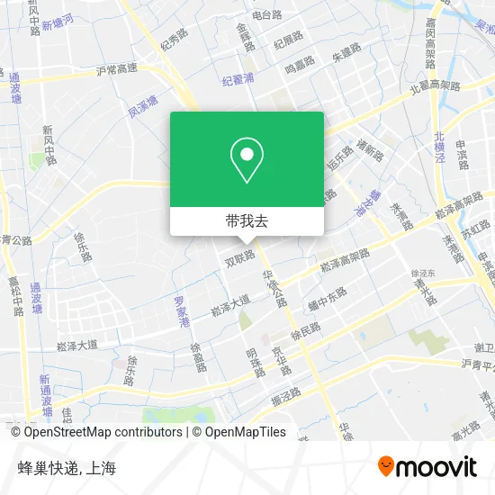 蜂巢快递地图