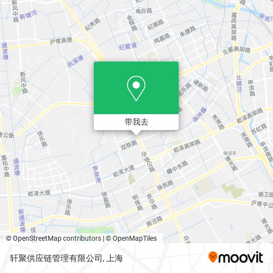 轩聚供应链管理有限公司地图