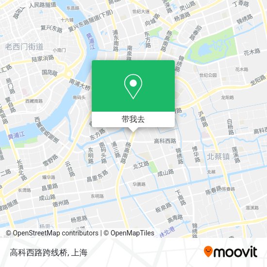 高科西路跨线桥地图