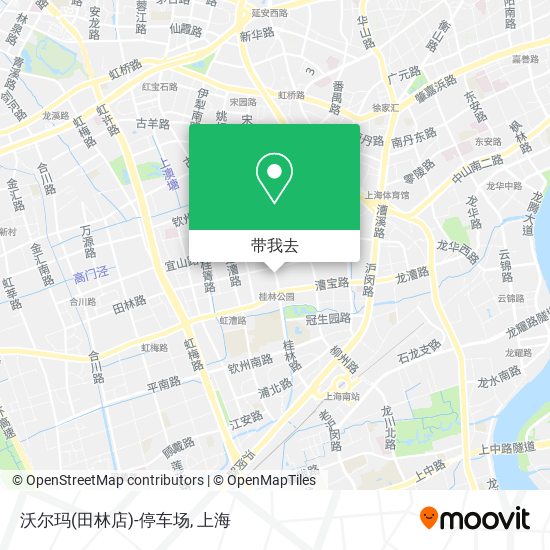 沃尔玛(田林店)-停车场地图