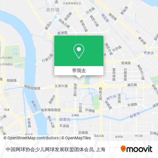 中国网球协会少儿网球发展联盟团体会员地图