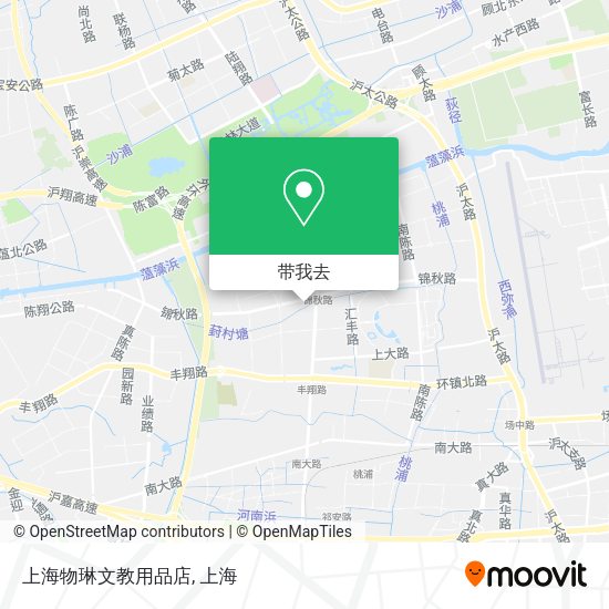 上海物琳文教用品店地图