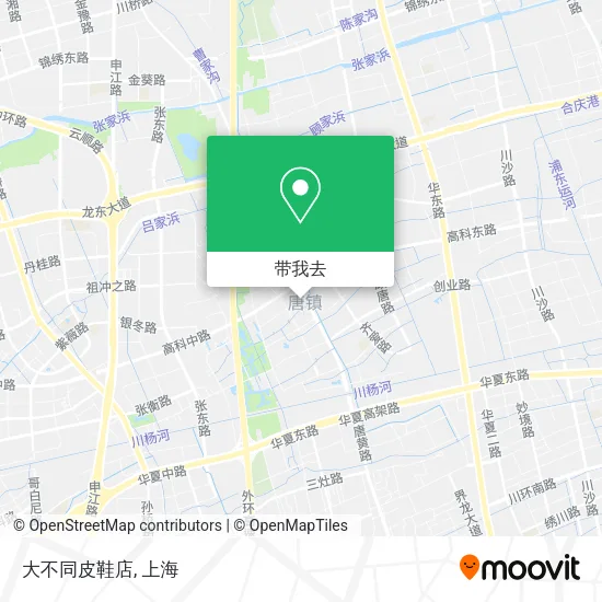大不同皮鞋店地图