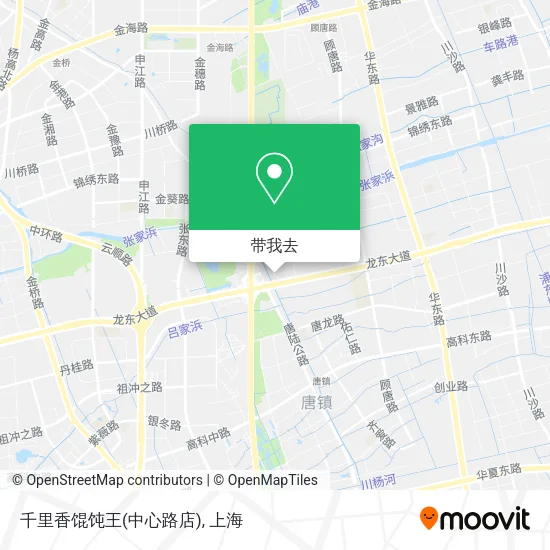 千里香馄饨王(中心路店)地图