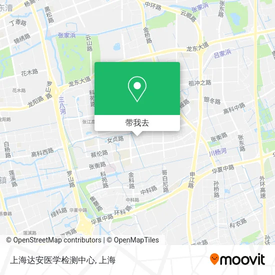 上海达安医学检测中心地图