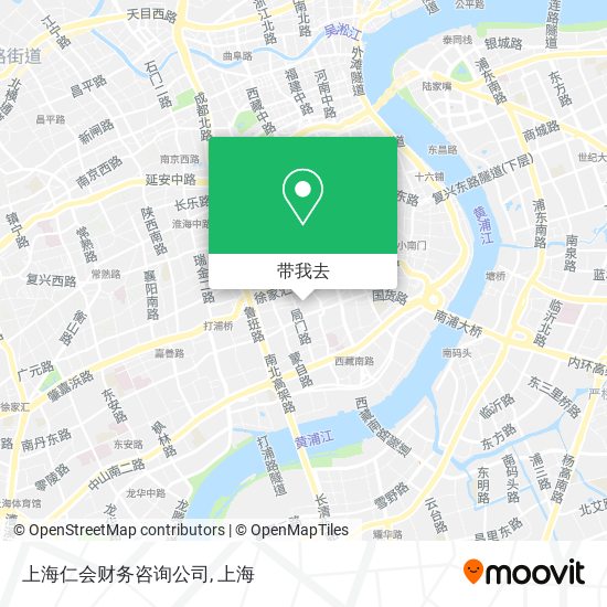 上海仁会财务咨询公司地图