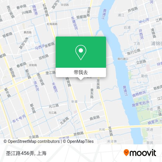 墨江路456弄地图