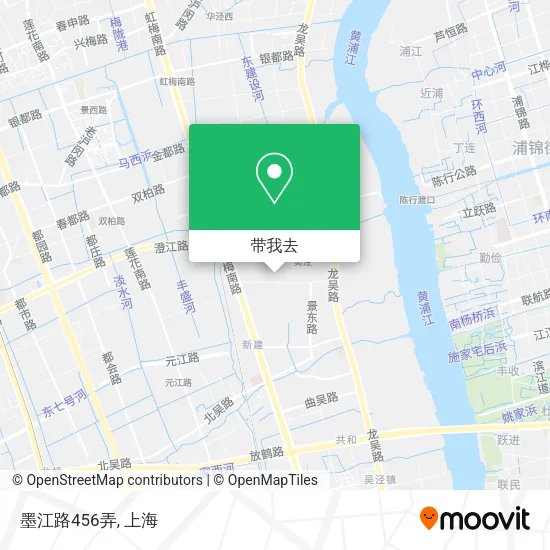 墨江路456弄地图