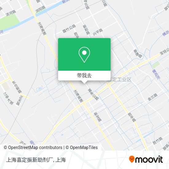 上海嘉定振新助剂厂地图