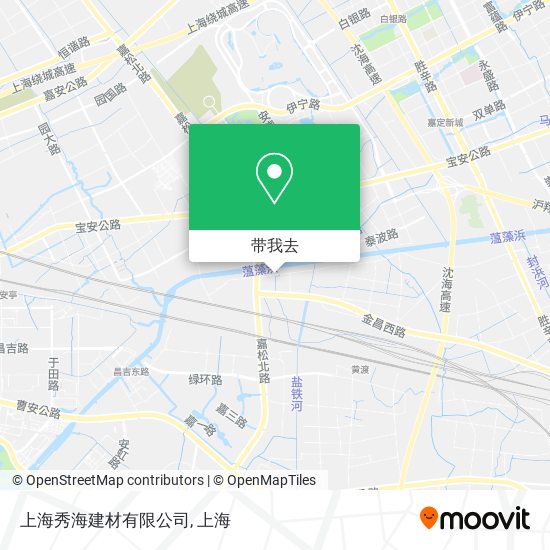 上海秀海建材有限公司地图
