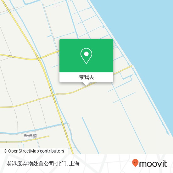 老港废弃物处置公司-北门地图