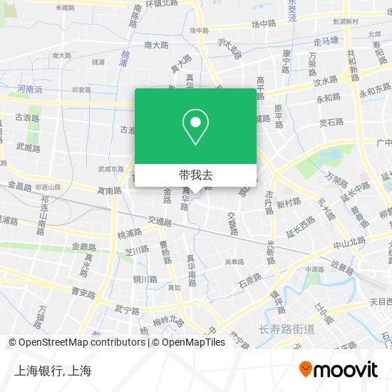 上海银行地图