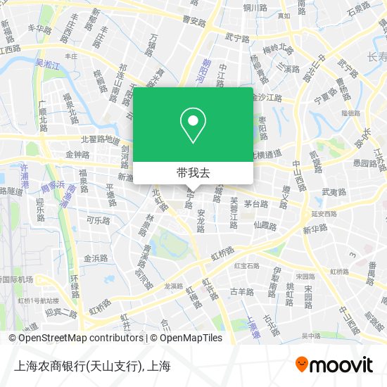 上海农商银行(天山支行)地图