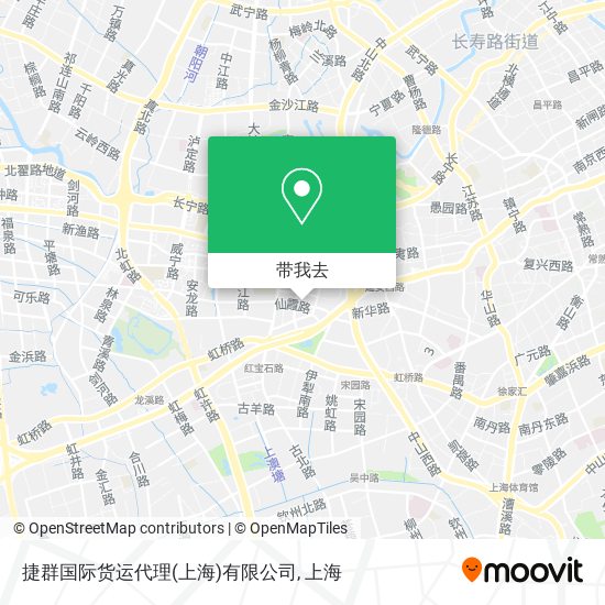 捷群国际货运代理(上海)有限公司地图
