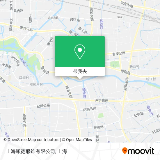 上海顾德服饰有限公司地图