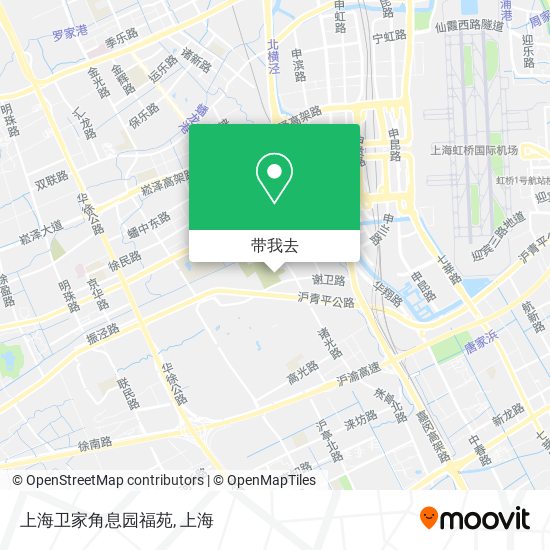 上海卫家角息园福苑地图