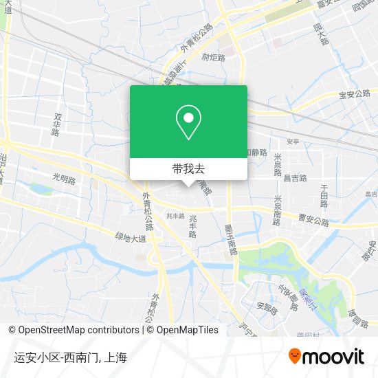 运安小区-西南门地图