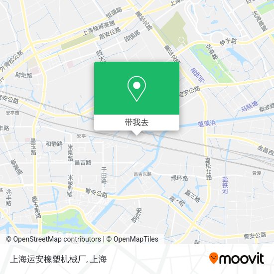 上海运安橡塑机械厂地图
