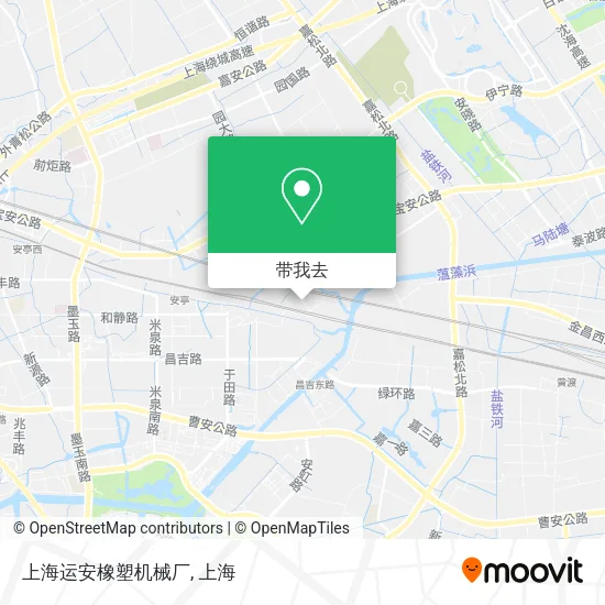 上海运安橡塑机械厂地图