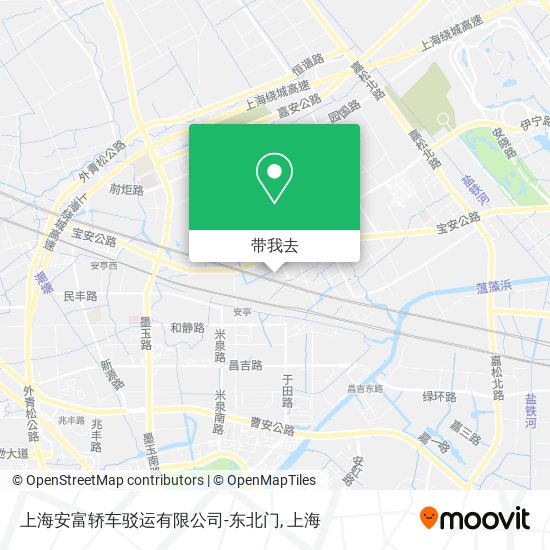 上海安富轿车驳运有限公司-东北门地图