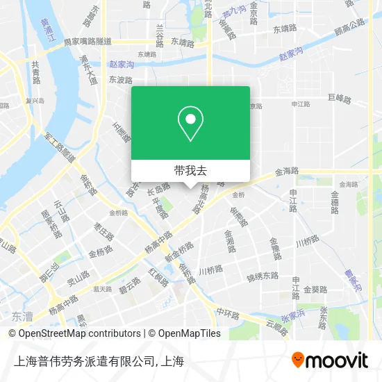 上海普伟劳务派遣有限公司地图