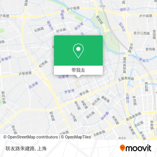 联友路朱建路地图