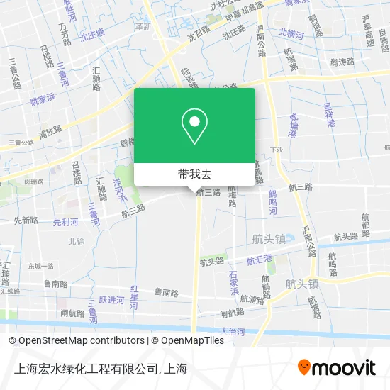 上海宏水绿化工程有限公司地图