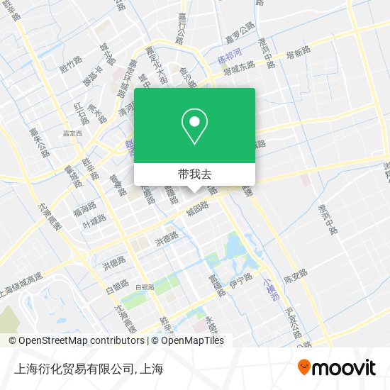 上海衍化贸易有限公司地图