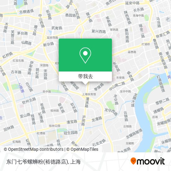 东门七爷螺蛳粉(裕德路店)地图