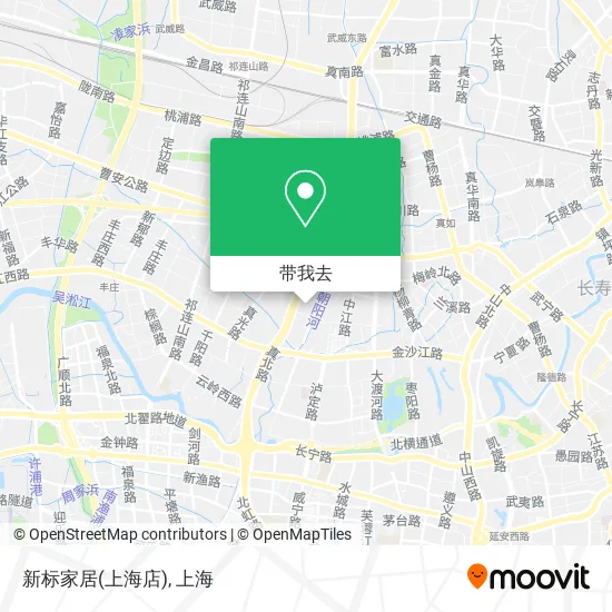 新标家居(上海店)地图