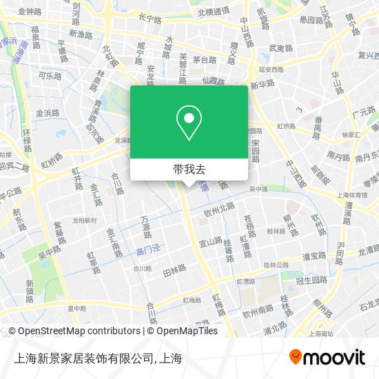 上海新景家居装饰有限公司地图