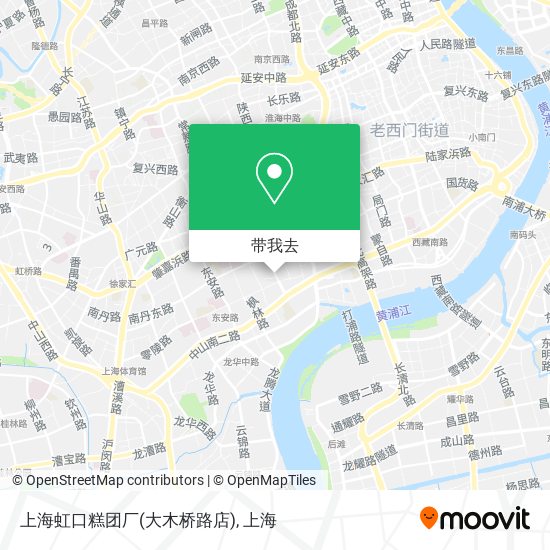 上海虹口糕团厂(大木桥路店)地图