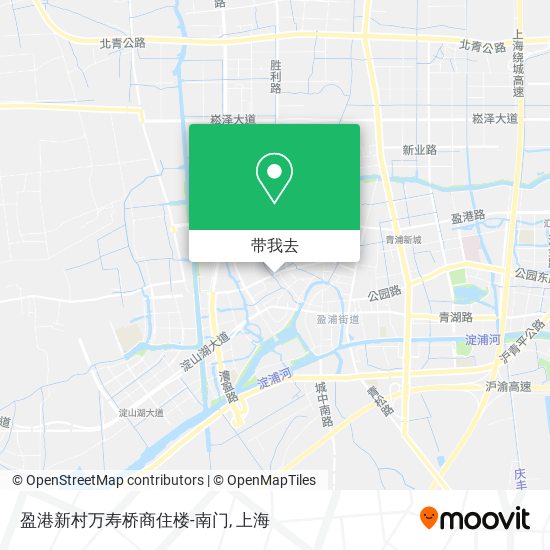 盈港新村万寿桥商住楼-南门地图