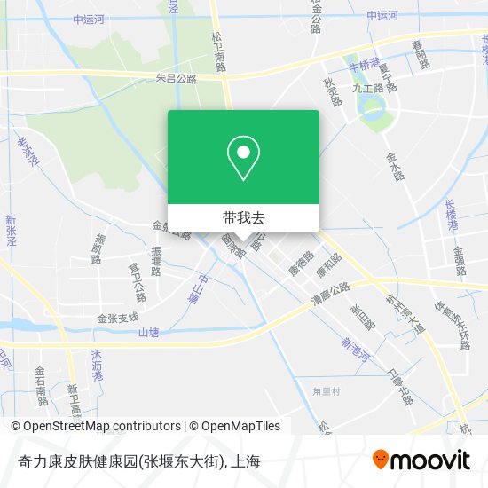 奇力康皮肤健康园(张堰东大街)地图