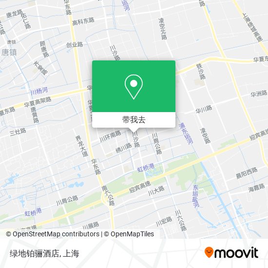 绿地铂骊酒店地图