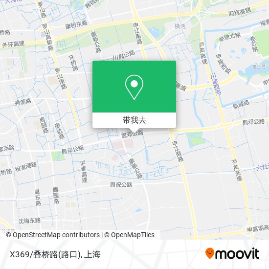 X369/叠桥路(路口)地图