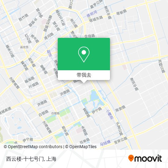 西云楼-十七号门地图