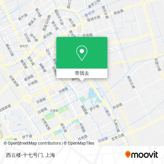 西云楼-十七号门地图