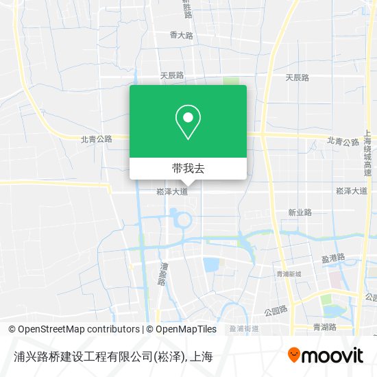 浦兴路桥建设工程有限公司(崧泽)地图