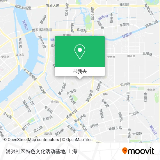 浦兴社区特色文化活动基地地图